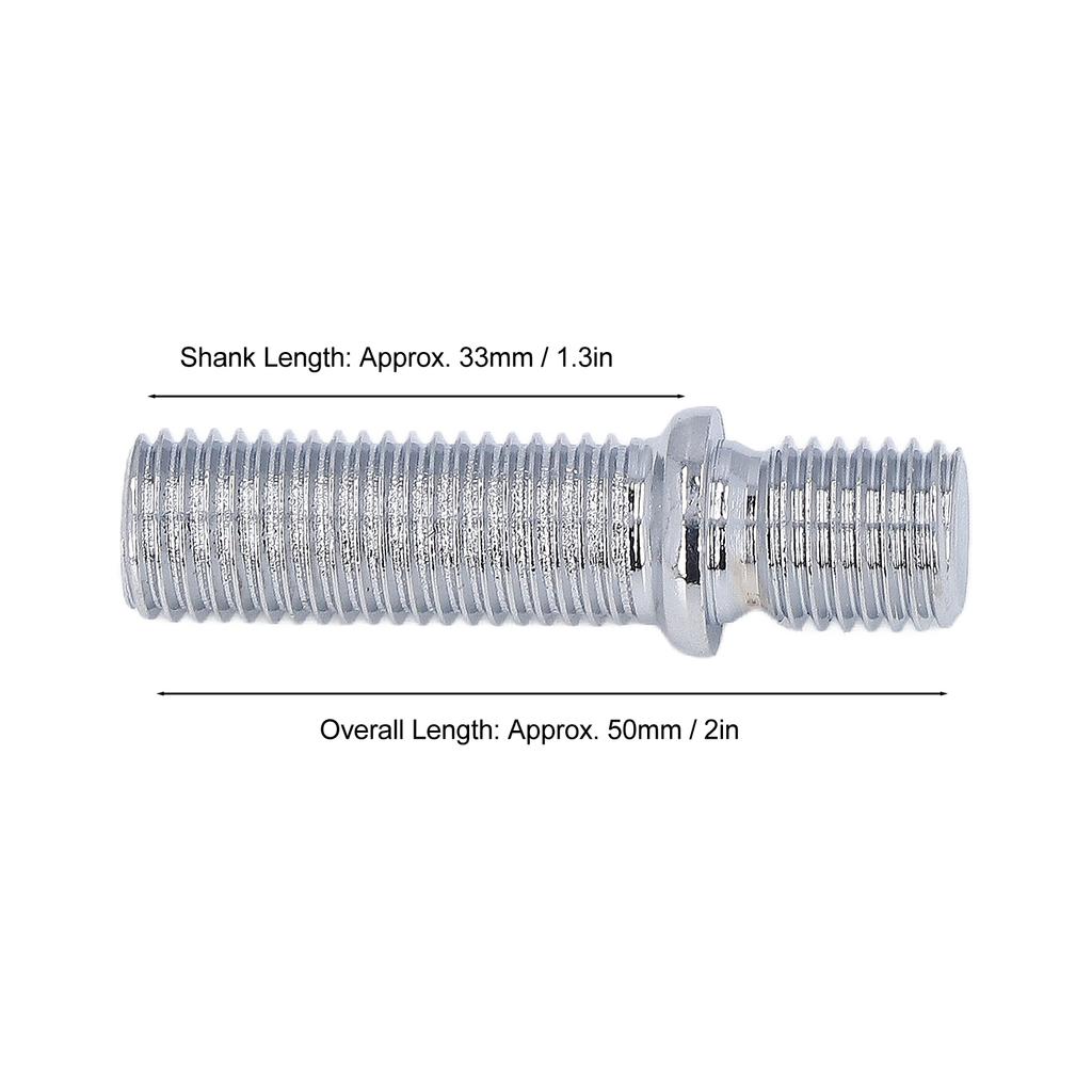 20 Stück Rad-Umrüstbolzen 50 mm Länge 33 mm Schaft Radschrauben-Adapter Ersatz für
