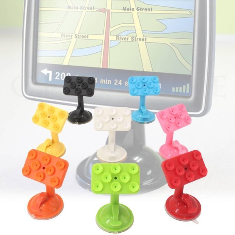 Universelle Autohalterung mit 8 Saugnäpfen 360 Grad drehbare Armaturenbrett-Handyhalterung