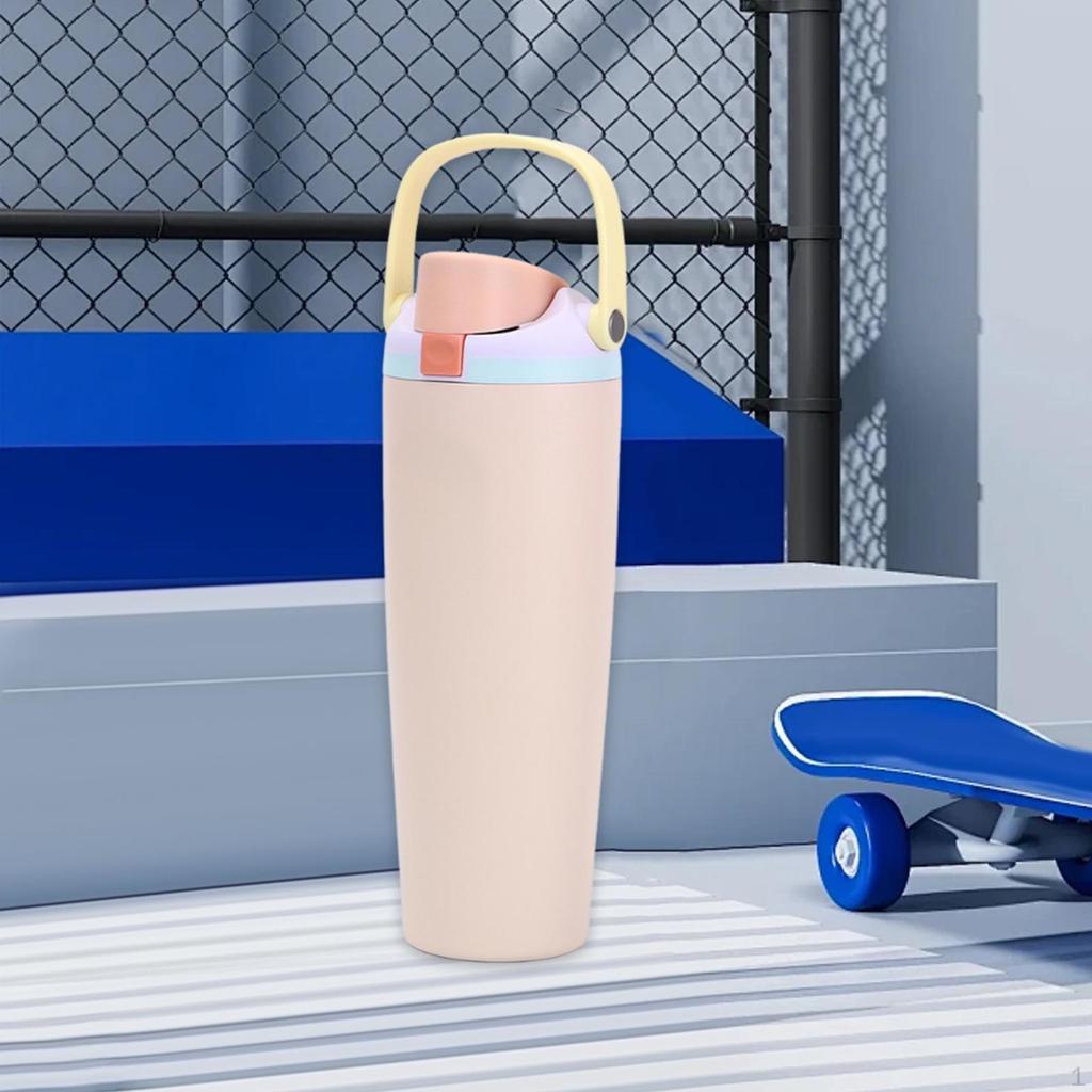 Insulated Water Bottle Lightweight Portable Leakproof Travel Mug Sports for Camping