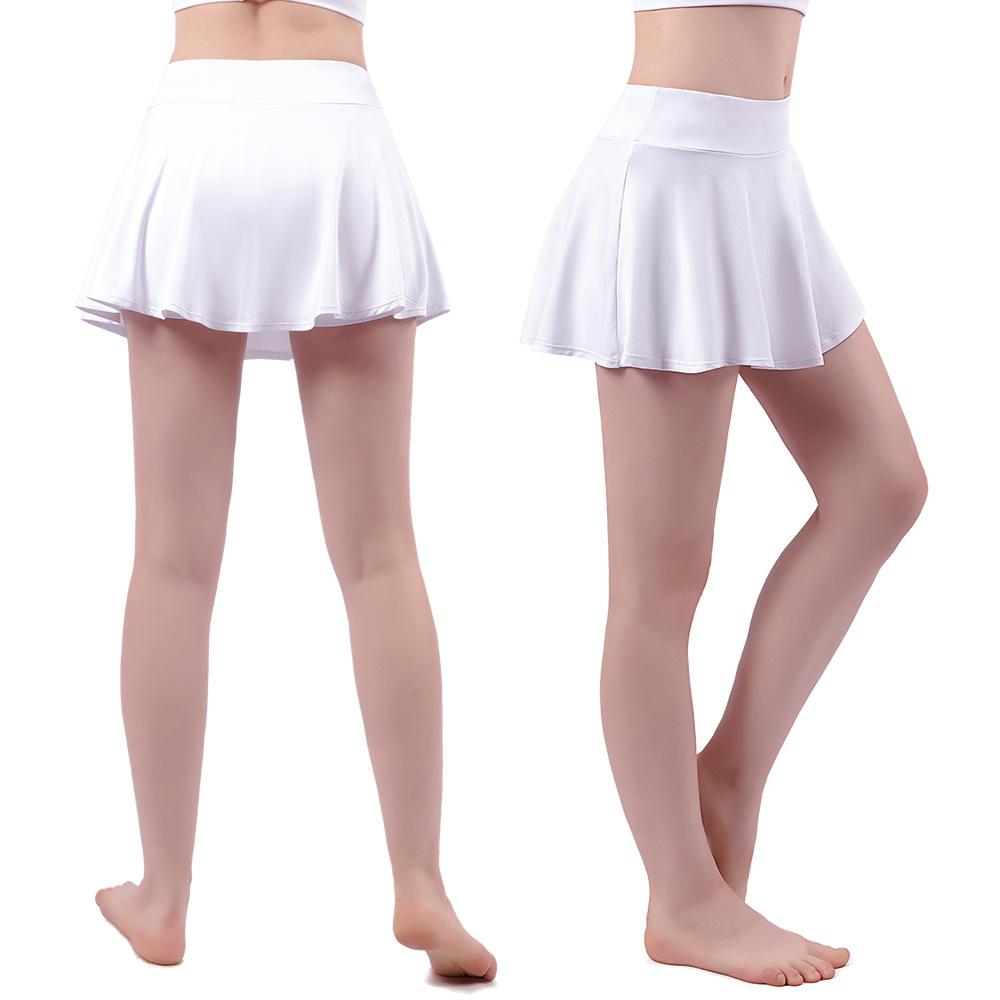 Women's Breathable Tennis Skirt with Inner Shorts Lightweight Sport Skorts for Running Yoga Fitness Outdoor Activities Pants