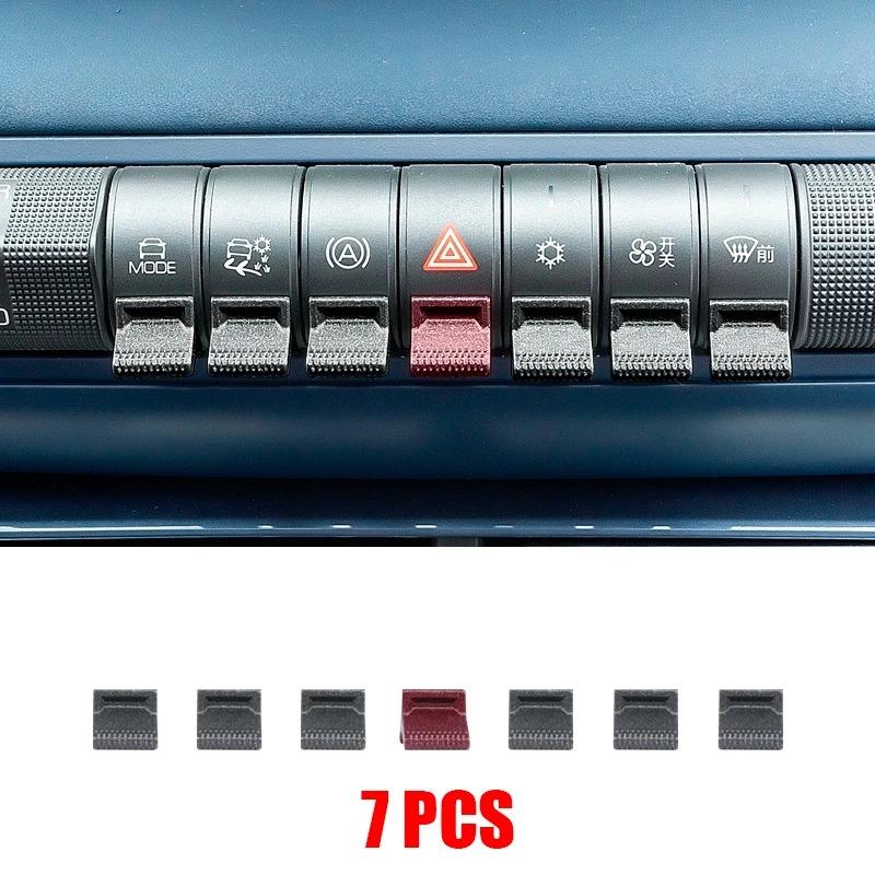 For BYD Dolphin 2023 2024 2025 Car Central Control Button Paddle Air Conditioning Gear Button Sticker Knob Switch Accessories A