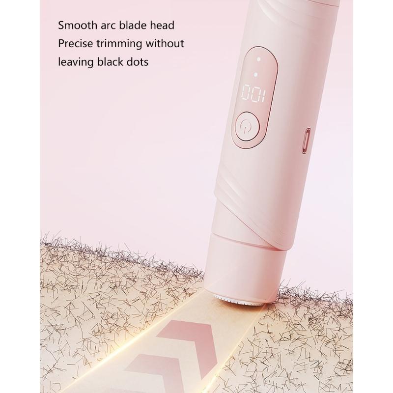 Rechargeable Cordless Hair Remover For Sensitive Skin Compact Travel Size ABS Material Unisex Body