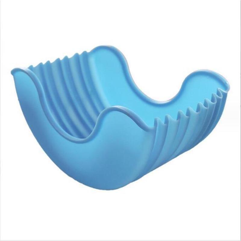 1pcs Scalable Silicone Burger Rack, Leak Proof Burger Fixing Box, Washable Sandwich Holder, Anti Sauce Artifact