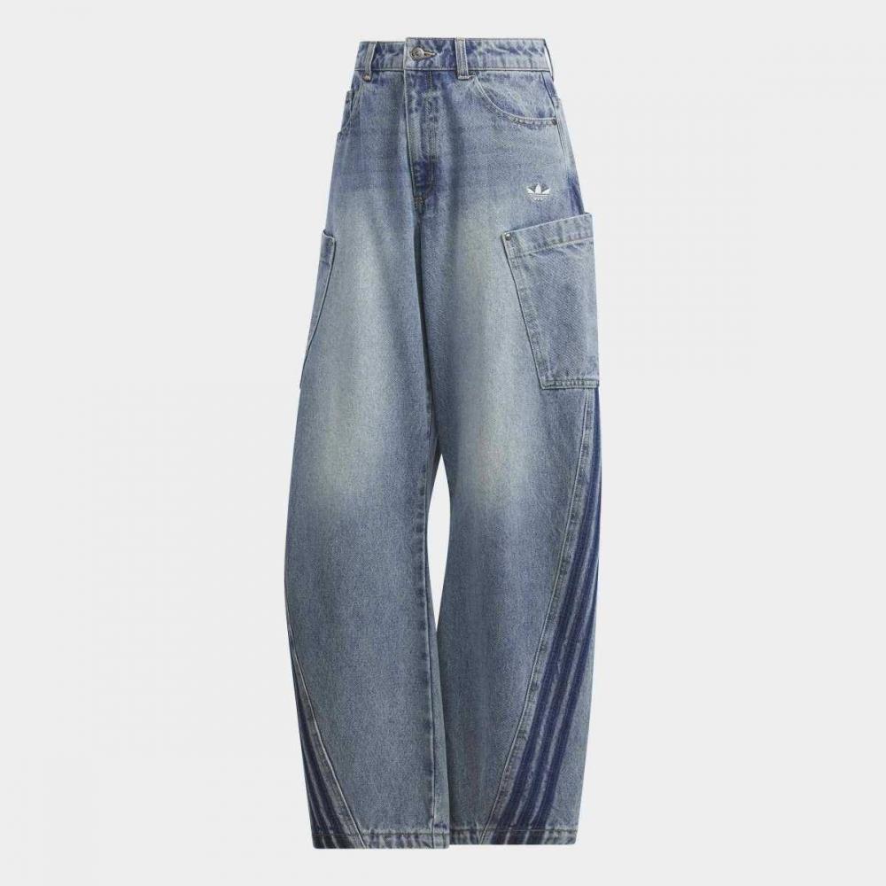 adidas Loose Fit Blue Denim Pants Kr2628