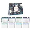 2026 Desk Calendar Standing Flip Desktop Calendar with Twin-Wire Binding Jan 2026 - Dec 2026 12 Monthly Planner for Home Office School
