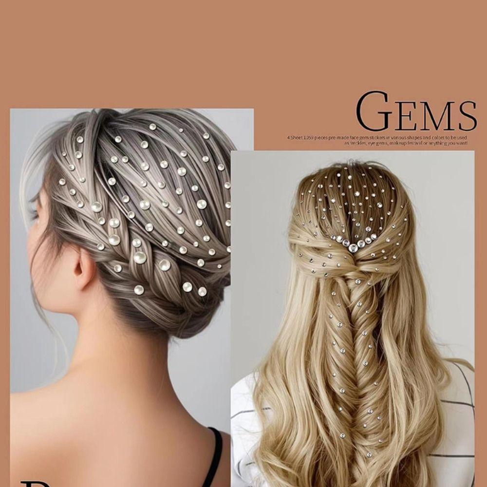 Shiny Face Rhinestone Crystal Stickers Fashion 3D  Gems Decals  Beauty