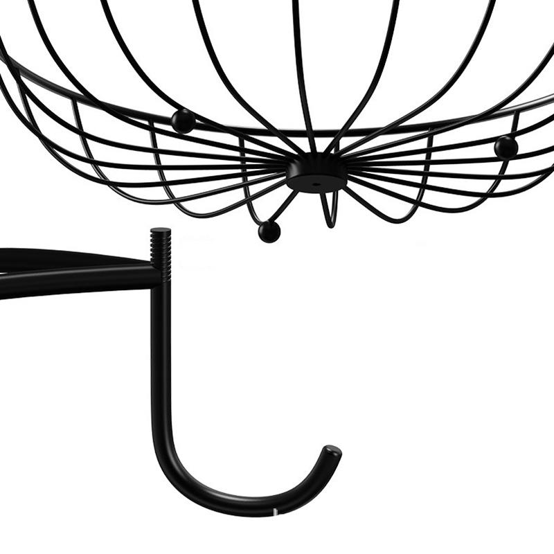 001-ZJGL-001 Nordic Double Layer Fruit Tray Snack Storage Basket (BPA Free, No FDA)