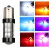2Pcs Car 108SMD LED Brake Reversing Light Turn Signal T20 1156 1157 P21W Car Tail Light Motorcycle Bulb 12V