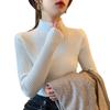 Semi-turtleneck Outer Sweater Solid Color Shirt Women's Inner Wear Autumn and Winter New 2025 Pit Strip Slim Knitted Sweater