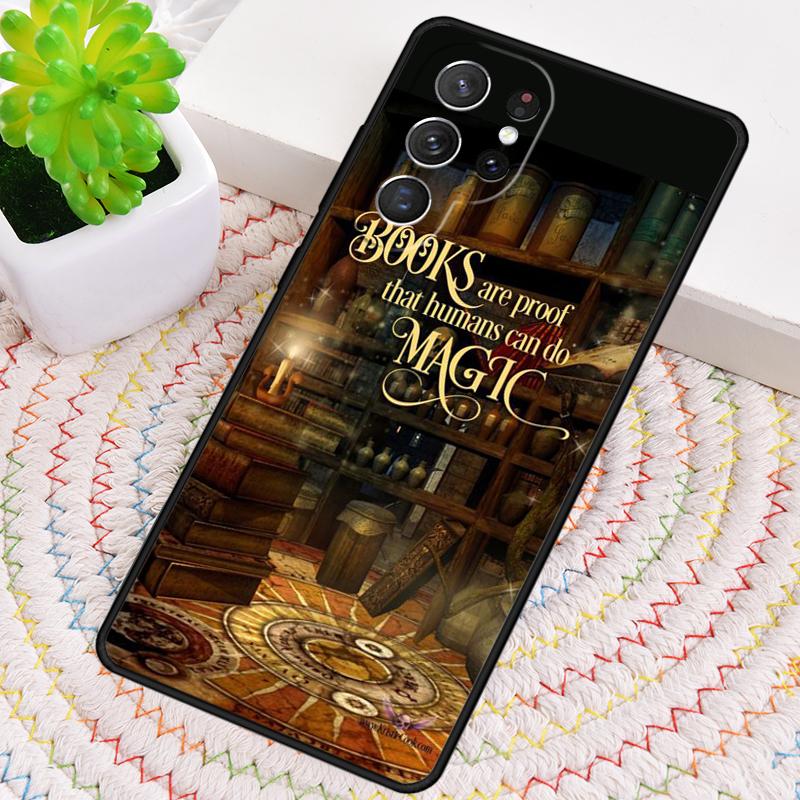 

Book Magic soft Phone Case for Samsung Galaxy note 10 pro S26 Ultra S23 S24 FE S25 S21 S22 PLUS shockproof Cove Galaxy S24 Ultra