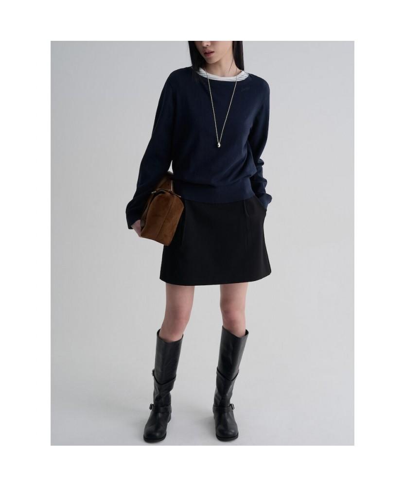8seconds Boat Neck Pullover Navy