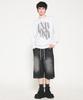 Eonoideu Basic Washed Denim Bermuda Shorts Lq2Du383_Black