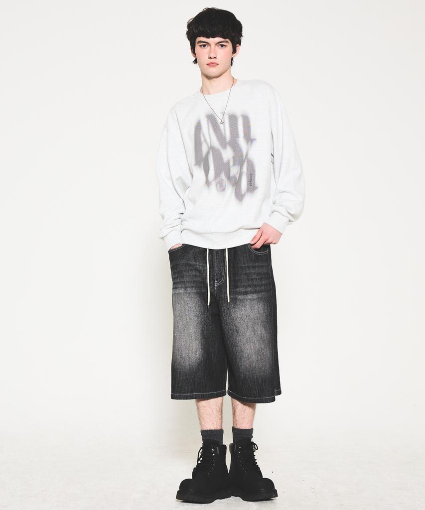 Eonoideu Basic Washed Denim Bermuda Shorts Lq2Du383_Black