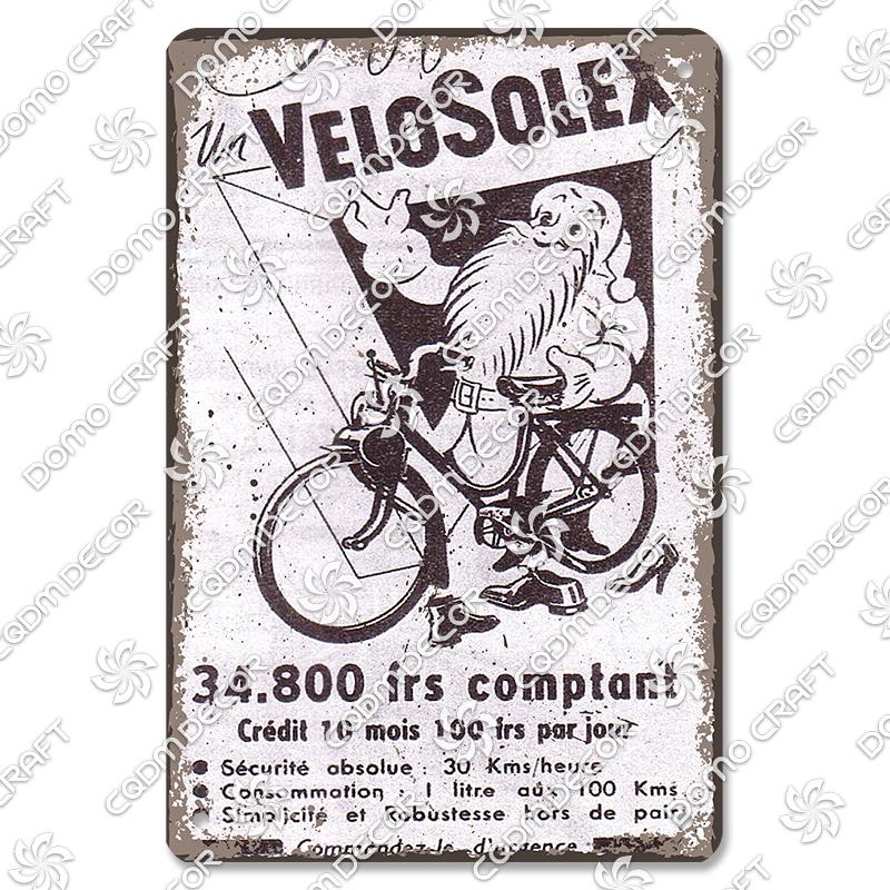 Pôster de Bicicleta Retrô Placas de Metal Estanho Ciclista Homens Mulheres Crianças Placa de Metal Decoração de Arte de Parede Garagem Bar Clube Sala de Estar Casa