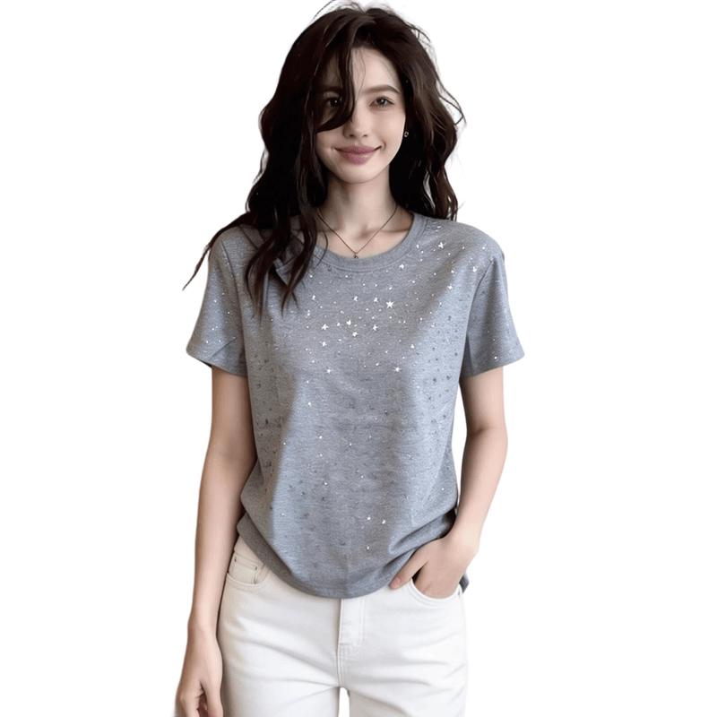 La Chapelle Women s 2026 Summer Striped Polo T-shirt S