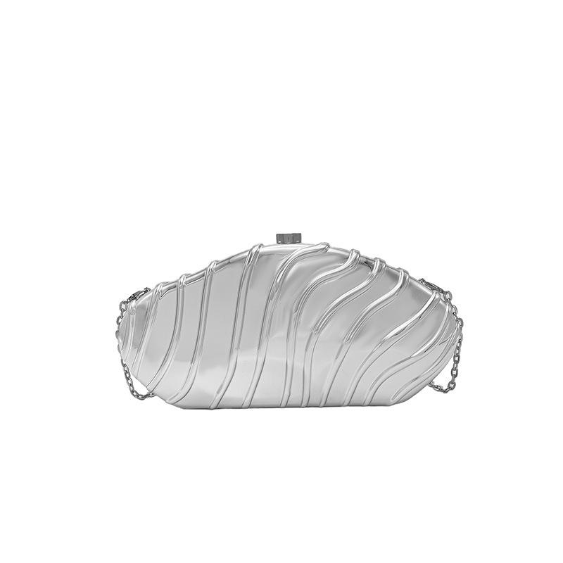 Acrylic box bag women's bag 2025 new European and American fashion design personality versatile chain crossbody dinner bag tide