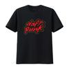 Daft Punk T Shirt Logo Vintage Washed Breathable Slightly Comfortable Homme Casual Unisex Soft Streetwear Fashion Versatile