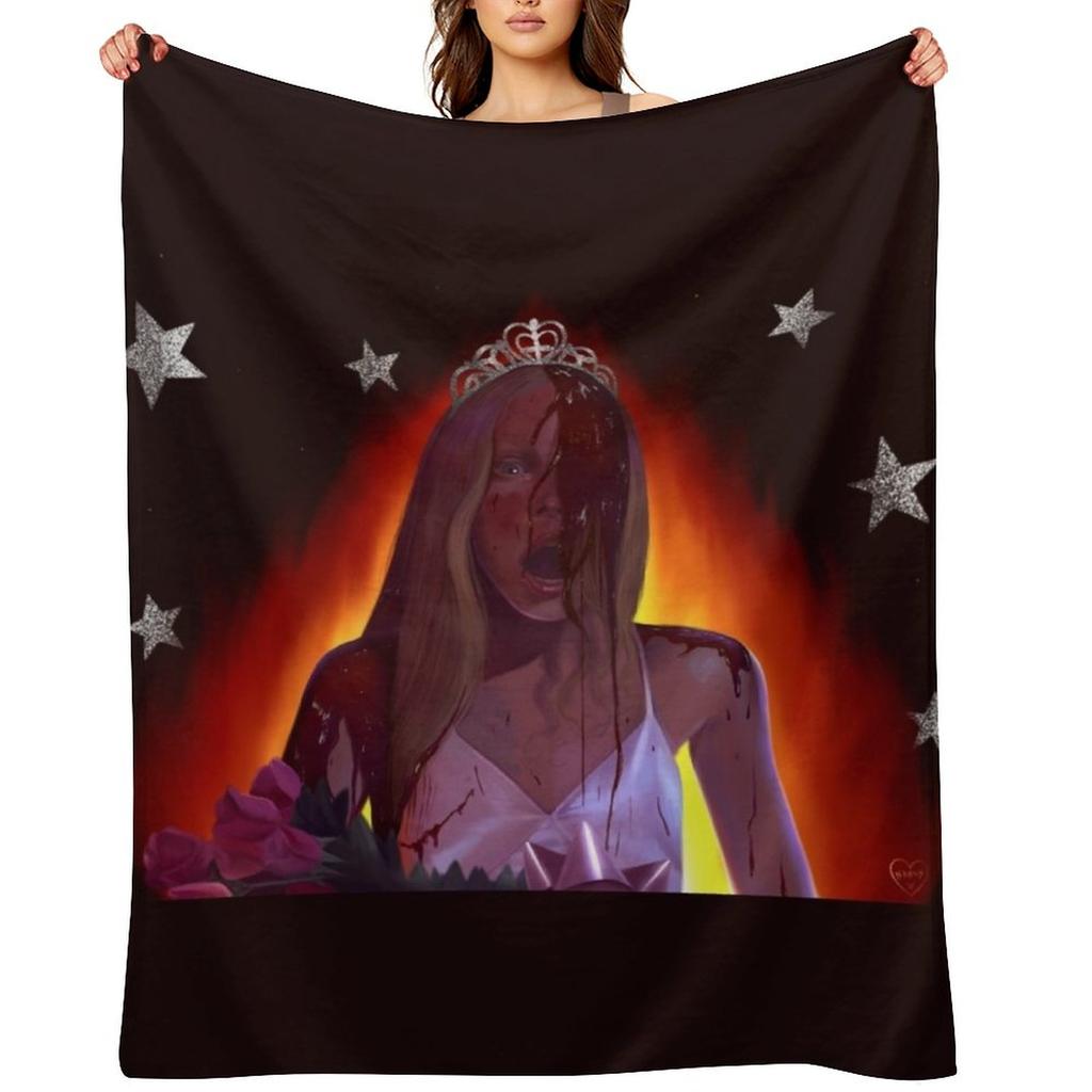 Carrie 1976 Throw Blanket valentine gift ideas Sofa Quilt Soft Plaid Soft Beds Blankets