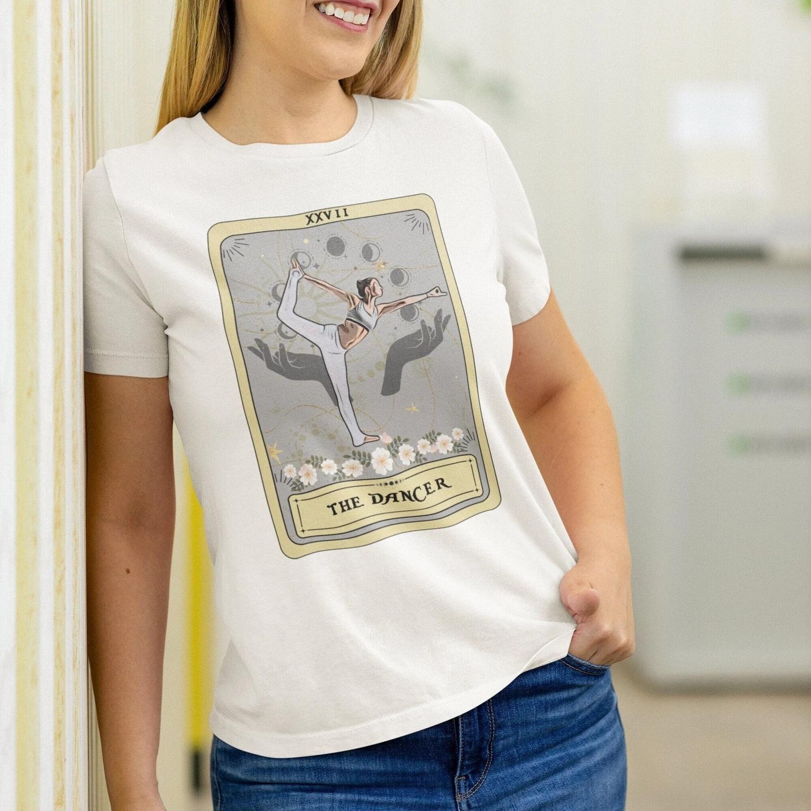 Yoga Pose, The Dancer Tarot Card Shirt 2XL