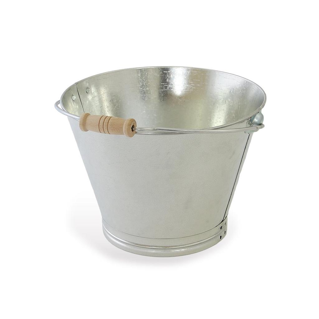 Matsunoya Japanese wooden hand tin bucket S