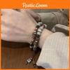 Ceramic Beaded Jingdezhen Bracelet Handcrafted Geometric Design For Men Women And