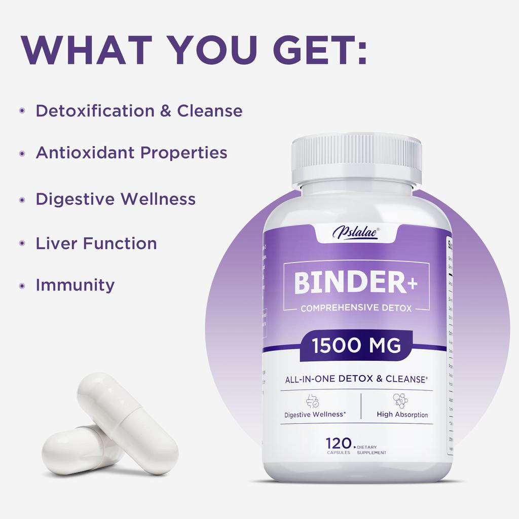 Questo agente disintossicante multi-effetto combina carbone attivo, zeolite e bentonite per purificare fegato e intestino e favorire la digestione.