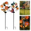 Iron Solar Bee Ground Light Waterproof Cordless Solar Stake Light Simulated Insect Bugs Lamp for Garden Accent Home Decor