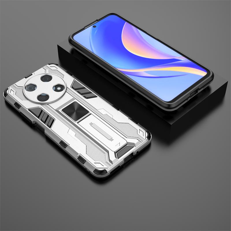 For Hauwei Nova Y90 Case Camera Protect Car Magnetic Stand Phone Case For Huawei Nova Y90 Y 90 90Y Armor Shockproof Back Cover