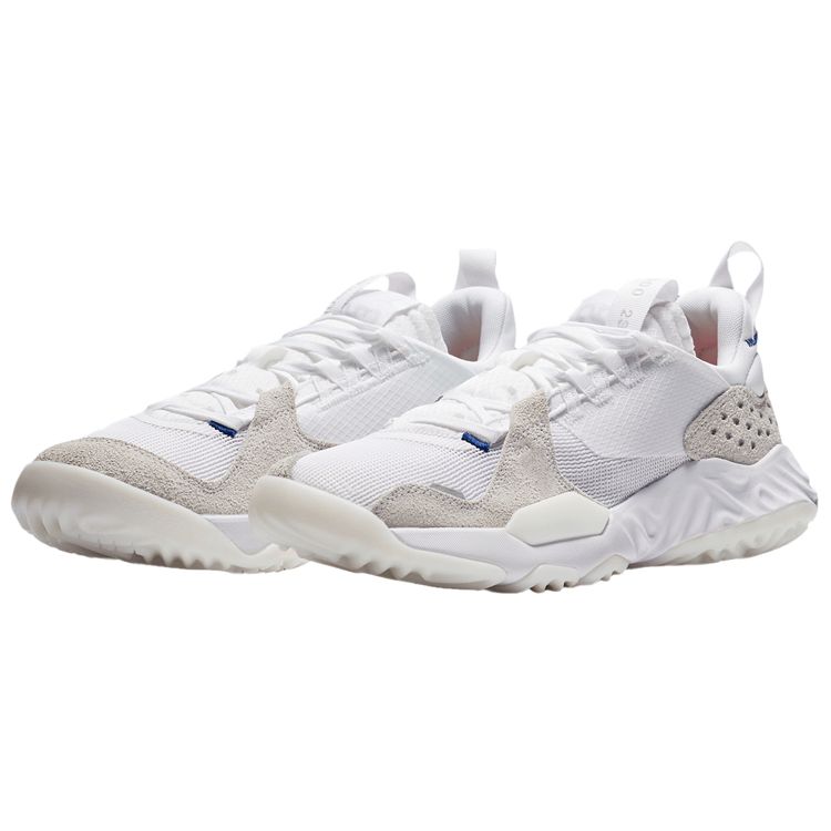 Air Jordan Delta White Vast Grey Men Sneakers Deep-Royal Track-Red CD6109-101