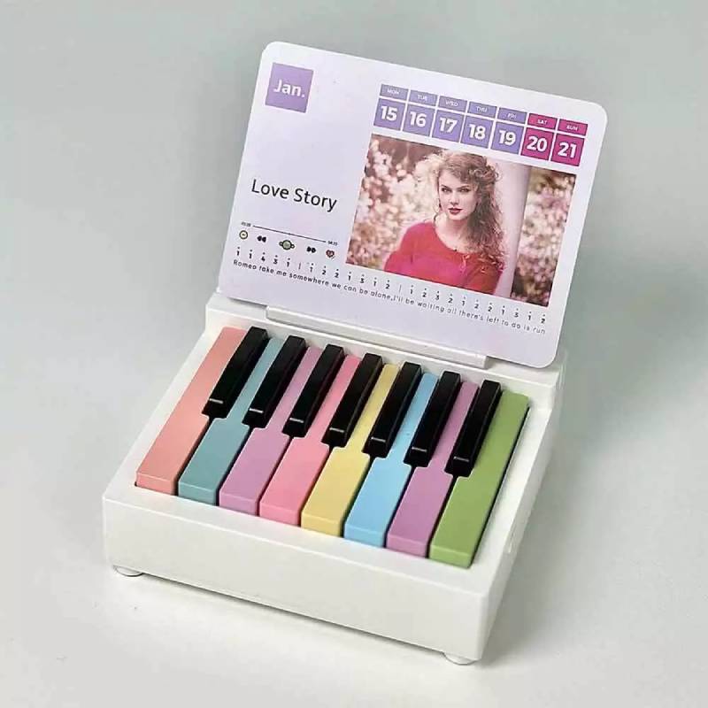Piano Taylor Swift Music Sheets Calendar Toy Set Musical Instrument Gifts Fans