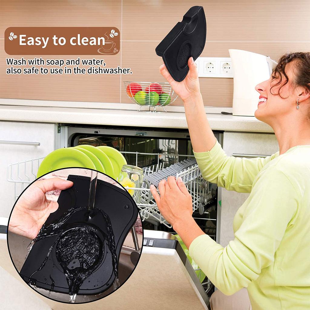 Coffee Knock Box Espresso Knock Box Shock-Absorbent Durable Barista Espresso Dump Bin For Coffee Ground Non-Slip Base