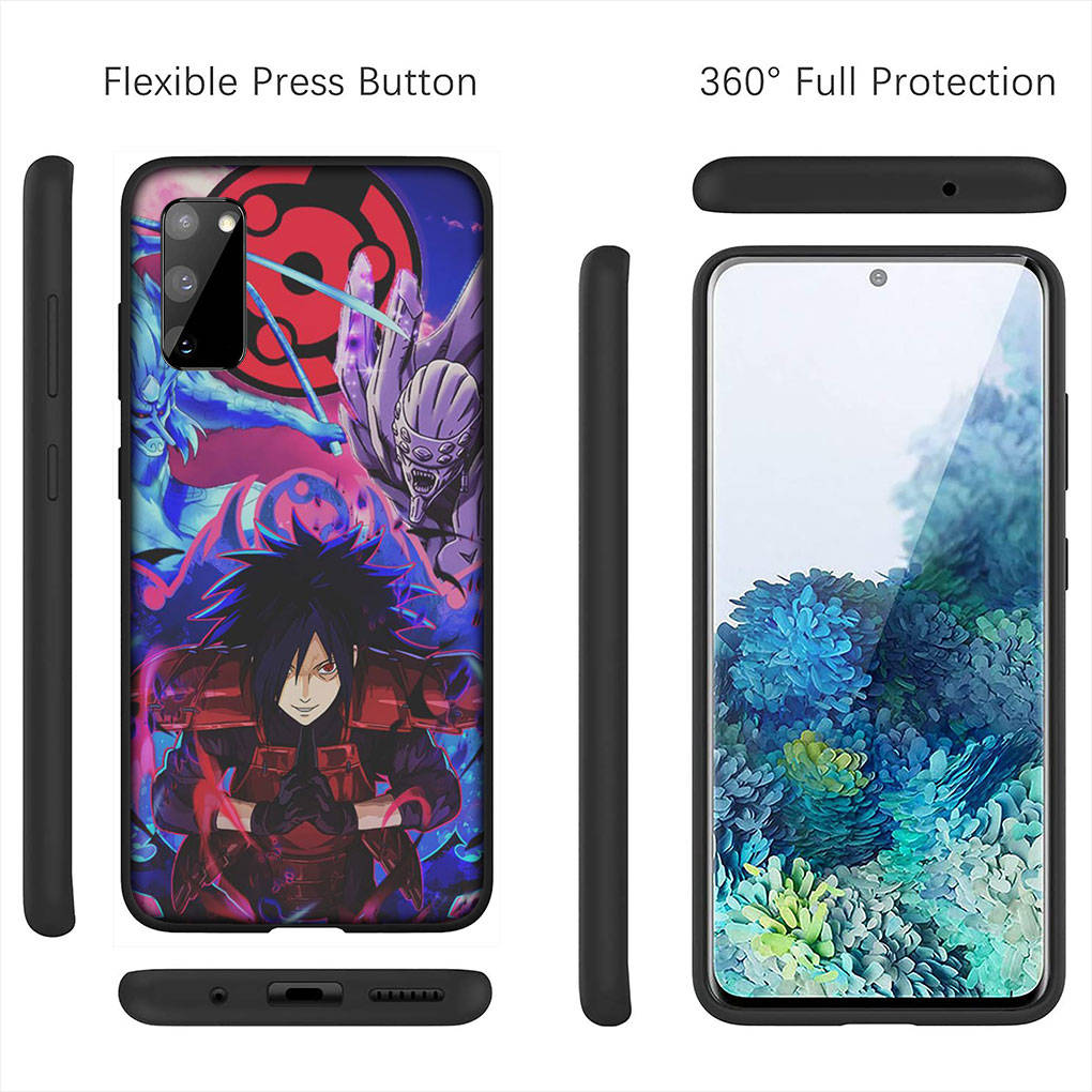 Cover for iPhone 16 15 Xiaomi Redmi Note 14 13 12 11 Pro Max X 16e Samsung Galaxy S25 S24 S23 Moto OPPO Huawei Comics Naruto Madara Uchiha Phone Case