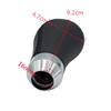 Universal Car Gear Shift Knob Gear Stick 5 / 6 Speed Manual Shifter Lever Black Red Line Stitche PU Leather