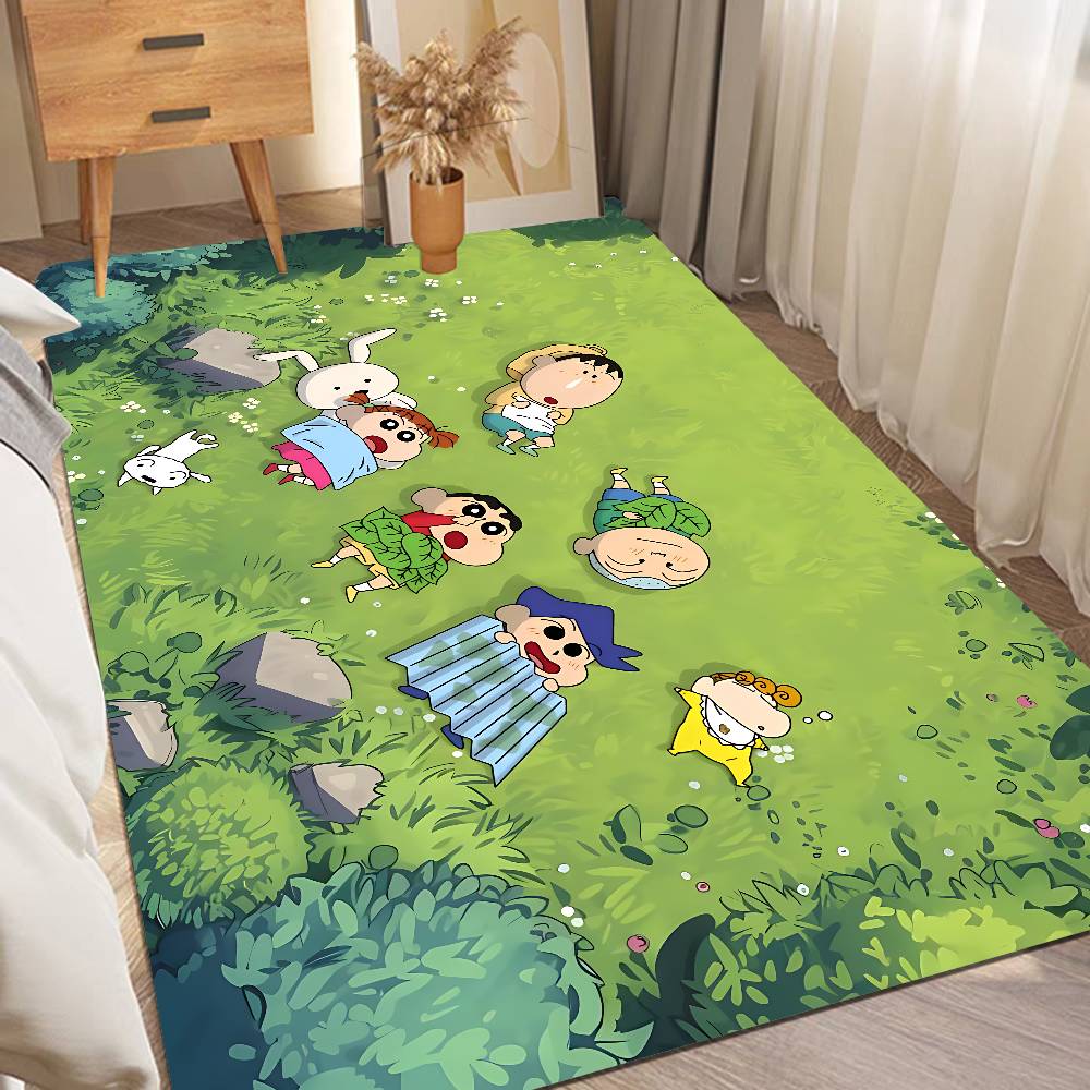 Crayon Shin-Chan Entrance Door Mat Nordic Style Bedroom Living Room Doormat Home Balcony Anti-Slip Modern Home Decor