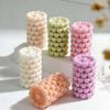 Love Cylinder Aromatherapy Candle Silicone Mold DIY Heart Flower Handmade Aromatherapy Ornament Grinding Tool