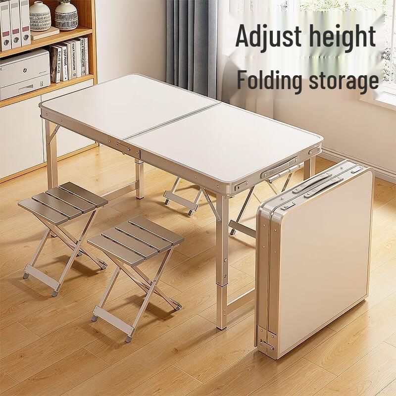 Outdoor Aluminum Folding Table and Chairs Set