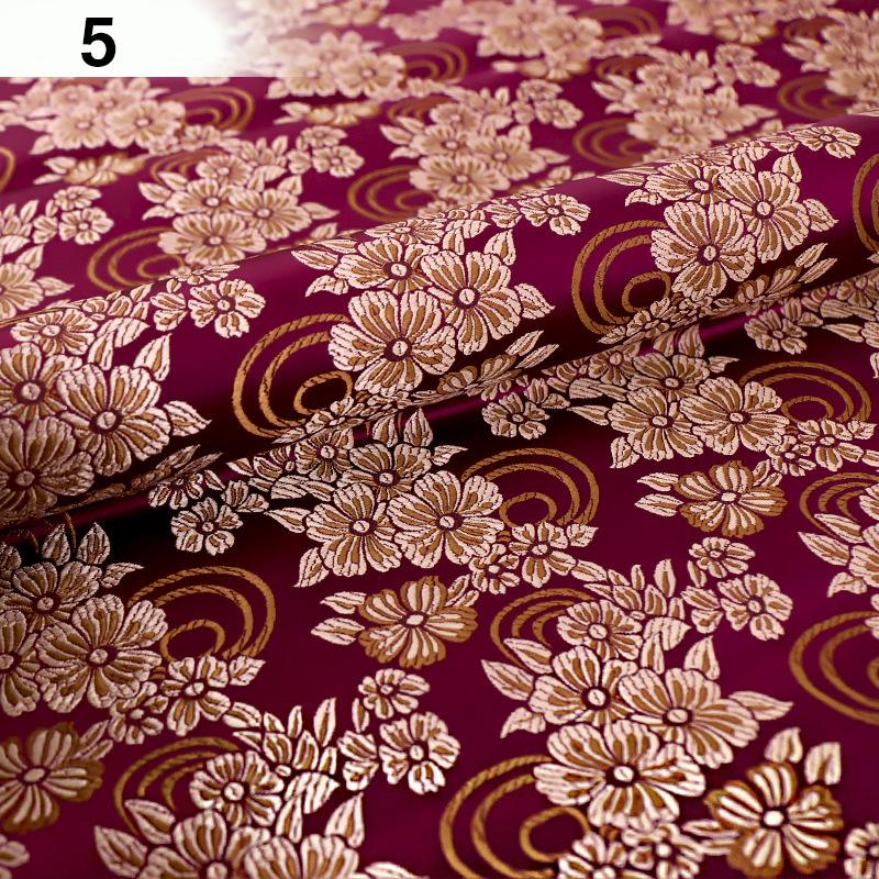 100*75 cm High-density Nylon Floral Brocade Fabric Satin Silk  Jacquard Fabric For Diy Sewing Cheongsam Hanfu Kids Garment