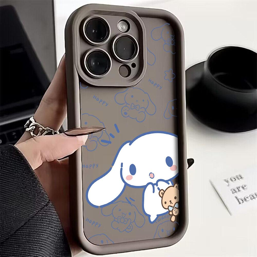 Sanrio New Cinnamoroll Phone Case For IPhone 16 15 14 13 12 11 Pro Max Mini XR XS X 7 8 Plus Soft TPU Back Cover