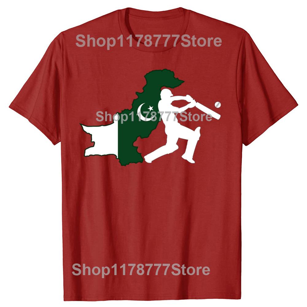 Funny Pakistan Cricket Team T Shirts Cotton Streetwear Short Sleeve Gifts Mens Clothing Fashion Casual Loose Oversized T Shirt