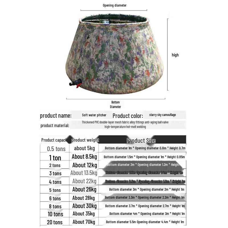 Zhan Wu Shen Tactical Collapsible Water Storage Tank