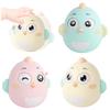 Cute Chick Baby Toddler Plastic Wobbler Toy With Built-in Bell Perfect For Sensorial Development Brand Ruicheng