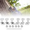 6pcs Guitar Tuning Pegs 3R 3L Semiclosed String Tuners Machine Head Professional Parts