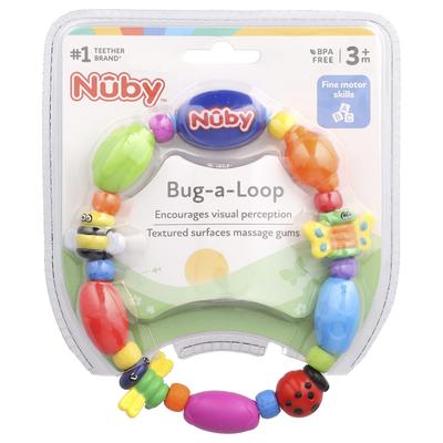 Nuby Bug-a-Loop Tither, 3+ Months, 1 Tider
