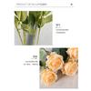 30PCS Simulation Silk Roses Artificial Flowers Wedding Home Valentine's Day Decoration Advanced Fake Bouquet Wall