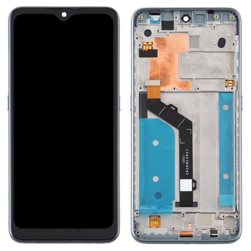 

For Nokia 6.2/Nokia 7.2 Grade C LCD Screen and Digitizer Assembly+Frame Replacement Part Silver