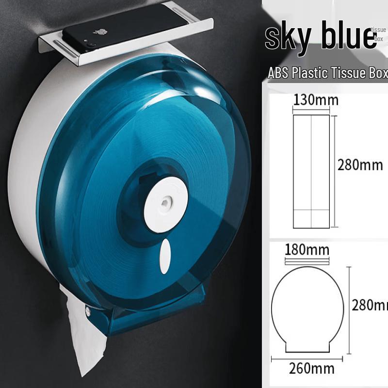 OIMG Large Capacity Wall-Mounted Toilet Paper Holder