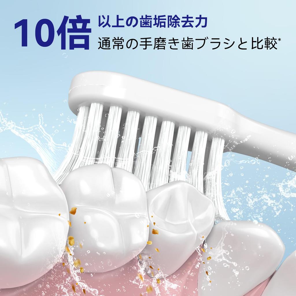 Seago Electric Sonic Toothbrush with Pressure USB 8 Replacement Wall Mount Hook Portable Electric Toothbrush with 5 Whitening Modes for Adults and