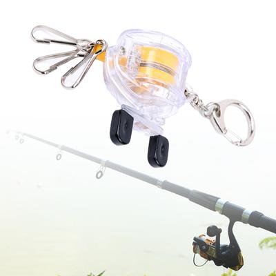 Key Ring Convenient Anti-scratch Reliable Exquisite Retractable Fish Wheel Chain for Fishing