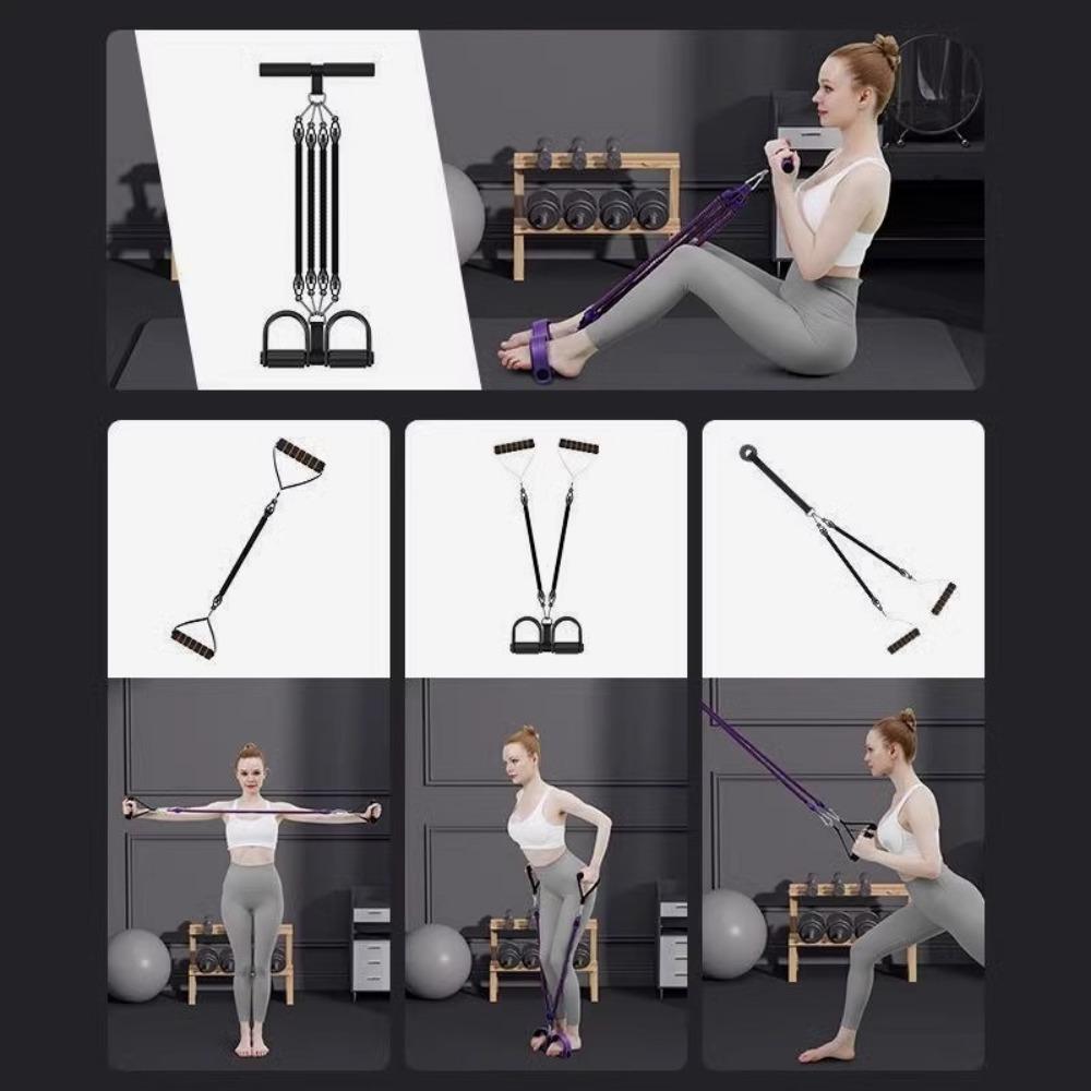Non-Slip Foot Pedal Resistance Band Multifunction Home Gym Equipment  for Men Women