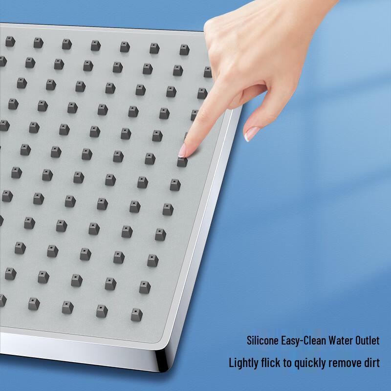 Larsd Pressurized Square Overhead Shower Head